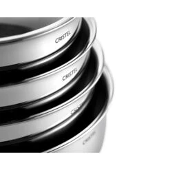 Poêle Sautoir Inox Castel'Pro 24 Cm -Maison Cuisine Rabais 271059 2 6 Poele sautoir inox Castel Pro 24 cm Cristel