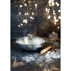Wok Inox Casteline 28 Cm 6 Wok Inox Casteline 28 Cm -Maison Cuisine Rabais 272019 2 3 Wok inox Casteline 28 cm Cristel