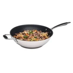 Wok Inox Antiadhérent 30 Cm Excell'Inox 5 Wok Inox Antiadhérent 30 Cm Excell'Inox -Maison Cuisine Rabais 272030 2 2 Wok inox antiadherent 30 cm Excell Inox Mathon