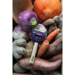 Opinel Eplucheur Rasoir T DUO Bois Bleu -Maison Cuisine Rabais 401017 2 2 Eplucheur rasoir T DUO bois bleu Opinel