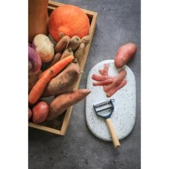 Opinel Eplucheur Rasoir T DUO Bois Bleu -Maison Cuisine Rabais 401017 3 2 Eplucheur rasoir T DUO bois bleu Opinel