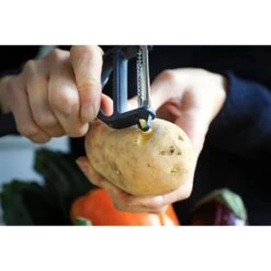 Opinel Eplucheur Rasoir T DUO Bois Bleu -Maison Cuisine Rabais 401017 4 2 Eplucheur rasoir T DUO bois bleu Opinel