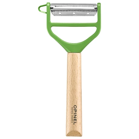 Opinel Eplucheur Rasoir T DUO Bois Vert 1 Opinel Eplucheur Rasoir T DUO Bois Vert