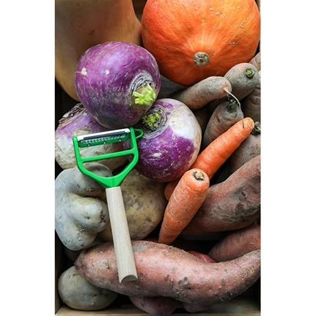 Opinel Eplucheur Rasoir T DUO Bois Vert 3 Opinel Eplucheur Rasoir T DUO Bois Vert – Image 3