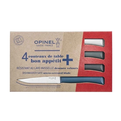 Opinel Coffret 4 Couteaux De Table Bon Appétit Tempête 1 Opinel Coffret 4 Couteaux De Table Bon Appétit Tempête