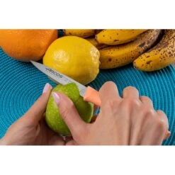 Set 3 Couteaux D'office 8,5 Cm Coloris Pastel -Maison Cuisine Rabais 419014 3 2 Set 3 couteaux d office 8 5 cm coloris pastel Arcos