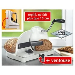 Machine à Couper Le Pain Pliable -Maison Cuisine Rabais 453037 2 4 Machine a couper le pain pliable Wenko by Maximex