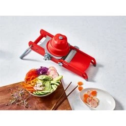 De Buyer Mandoline Swing Plus Rouge -Maison Cuisine Rabais 453103 3 3 Mandoline swing Plus rouge De Buyer