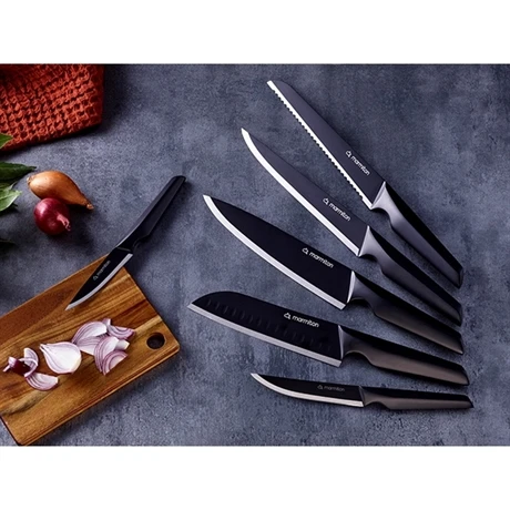 Couteau Santoku 17,5 Cm Noir Passion 2 Couteau Santoku 17,5 Cm Noir Passion – Image 2