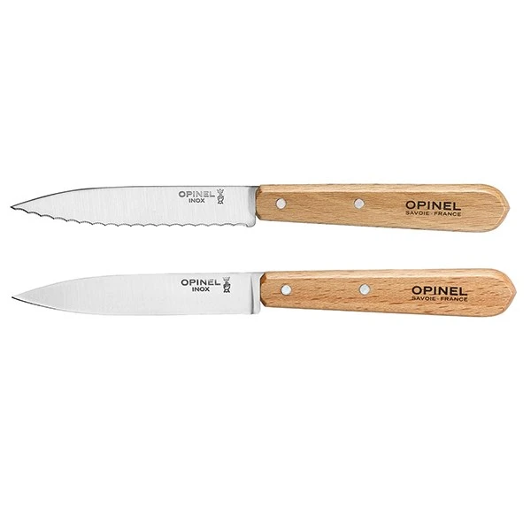 Opinel Set 2 Couteaux Office Lames Lisse Et Crantée 10 Cm Couleur Naturel 1 Opinel Set 2 Couteaux Office Lames Lisse Et Crantée 10 Cm Couleur Naturel