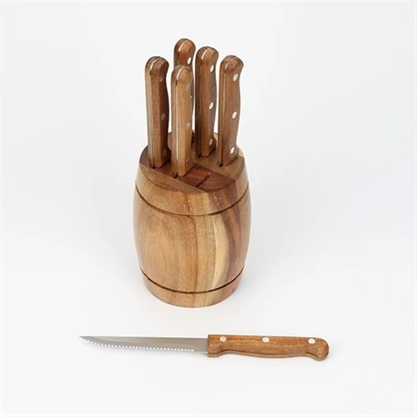 Bloc De 6 Couteaux Rustika 2 Bloc De 6 Couteaux Rustika – Image 2