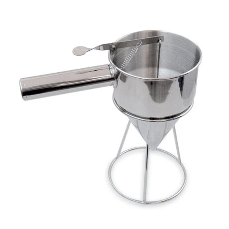 Entonnoir à Piston En Inox Avec Support 2 Entonnoir à Piston En Inox Avec Support – Image 2