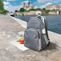 Sac à Dos Glacière Isotherme 10 L Gris -Maison Cuisine Rabais 606026 4 5 Sac a dos glaciere isotherme 10 L gris Mathon