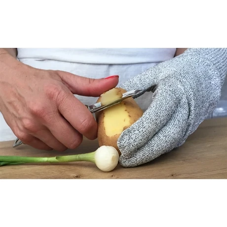 Lot Mandoline V 5 Lames Et Gant Contre Les Coupures 2 Lot Mandoline V 5 Lames Et Gant Contre Les Coupures – Image 2