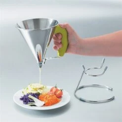 De Buyer Entonnoir à Piston Vert 7 De Buyer Entonnoir à Piston Vert -Maison Cuisine Rabais 67351 3 1 Entonnoir a piston vert De Buyer