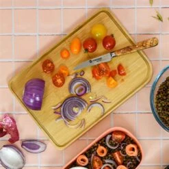 Planche Avec Rigole 26 Cm -Maison Cuisine Rabais 690000 3 2 Planche avec rigole 26 cm Pebbly