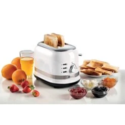 Ariete Toaster Moderna 2 Fentes 815 W 149 Blanc -Maison Cuisine Rabais 700048 4 1 Toaster moderna 2 fentes 815 W 149 Blanc Ariete