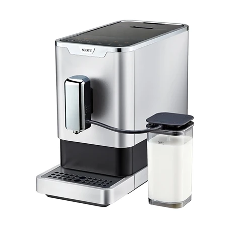 Scott Machine à Café Broyeur Slimissimo Intense Milk Silver 20220 -Maison Cuisine Rabais 700095 0 1 Machine a cafe broyeur Slimissimo intense Milk Silver 20220 Scott