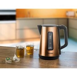 Bestron Bouilloire électrique Coloris Cuivre 1,7 L 1850 2200 W -Maison Cuisine Rabais 702050 3 1 Bouilloire electrique coloris cuivre 1 7 L 1850 2200 W Bestron