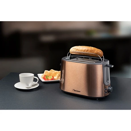 Bestron Grille-pain 2 Tranches 1000 W Coloris Cuivre 3 Bestron Grille-pain 2 Tranches 1000 W Coloris Cuivre – Image 3