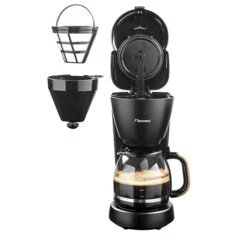 Bestron Kit Petit-déjeuner Noir Et Bois : Bouilloire, Grille-pain Et Cafetière à Filtre -Maison Cuisine Rabais 729024 3 1 Kit petit dejeuner noir et bois bouilloire grille pain et cafetiere a filtre Bestron