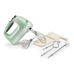 KitchenAid Batteur à Main électrique 9 Vitesses 85 W Vert Pistache 5KHM9212EPT -Maison Cuisine Rabais 760353 2 1 Batteur a main electrique 9 vitesses 85 W vert pistache 5KHM9212EPT Kitchenaid