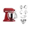 KitchenAid Robot Artisan Rouge Empire 5KSM175PS Avec Accessoires Supplémentaires