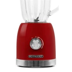 Schneider® Blender Vintage 1,5 L 800 W SCBL15R Rouge -Maison Cuisine Rabais 761073 2 1 Blender vintage 1 5 L 800 W SCBL15R rouge Schneider