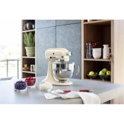 KitchenAid Robot Pâtissier Multifonction Artisan Crème 300 W 5KSM125EAC 6 KitchenAid Robot Pâtissier Multifonction Artisan Crème 300 W 5KSM125EAC -Maison Cuisine Rabais 76192 2 6 Robot patissier multifonction Artisan creme 300 W 5KSM125EAC Kitchenaid