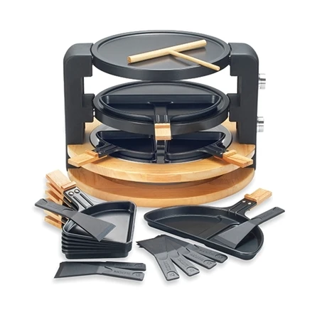 Raclette Ronde Multifonction 10 Poêlons 1500 W 1 Raclette Ronde Multifonction 10 Poêlons 1500 W