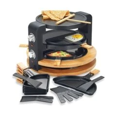 Raclette Ronde Multifonction 10 Poêlons 1500 W 8 Raclette Ronde Multifonction 10 Poêlons 1500 W -Maison Cuisine Rabais 780193 3 1 Raclette ronde multifonction 10 poelons 1500 W Kitchen Chef Professional