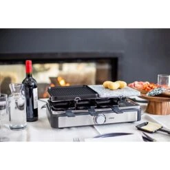 LIVOO Appareil à Raclette 8 Personnes 1400 W -Maison Cuisine Rabais 780246 4 2 Appareil a raclette 8 personnes 1400 W Livoo