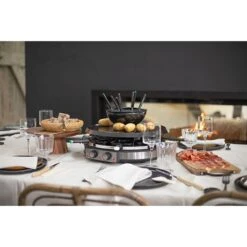 LIVOO Appareil à Raclette Grill Et Fondue 8 Personnes 1900 W DOC265 -Maison Cuisine Rabais 780247 4 2 Appareil a raclette grill et fondue 8 personnes 1900 W DOC265 Livoo