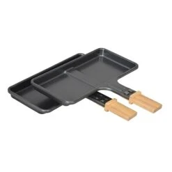 Set Appareils à Raclette Et à Fondue En Bois -Maison Cuisine Rabais 789021 2 1 Set appareils a raclette et a fondue en bois Kitchen Chef Professional